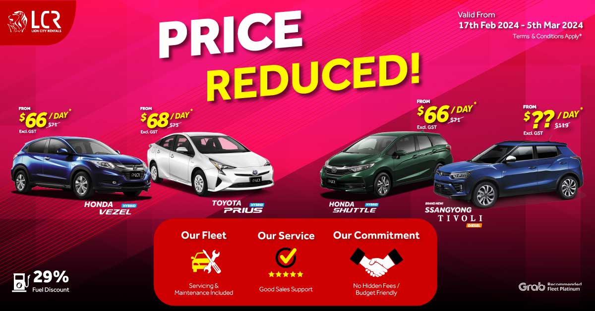 Brand New Cars, BYD e6, Ssangyong Tivoli, BYD Atto, Car Rental